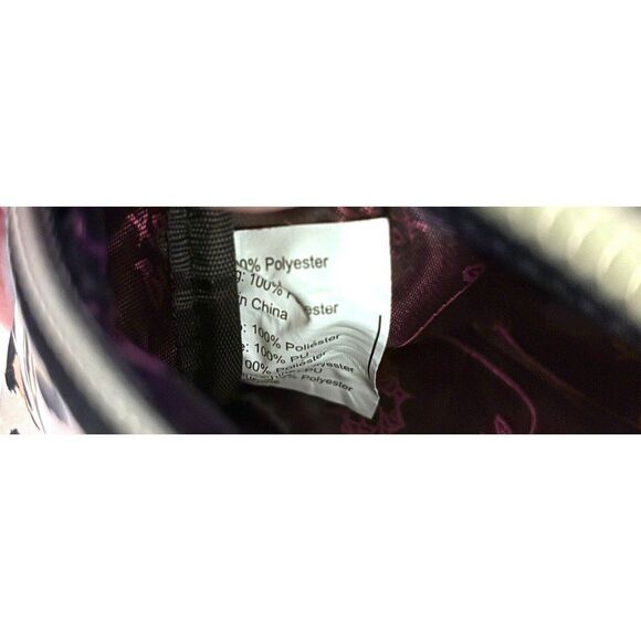 Betsey Johnson Floral Cosmetic Bag Makeup Cheetah Roses Leopard - Picture 8 of 8